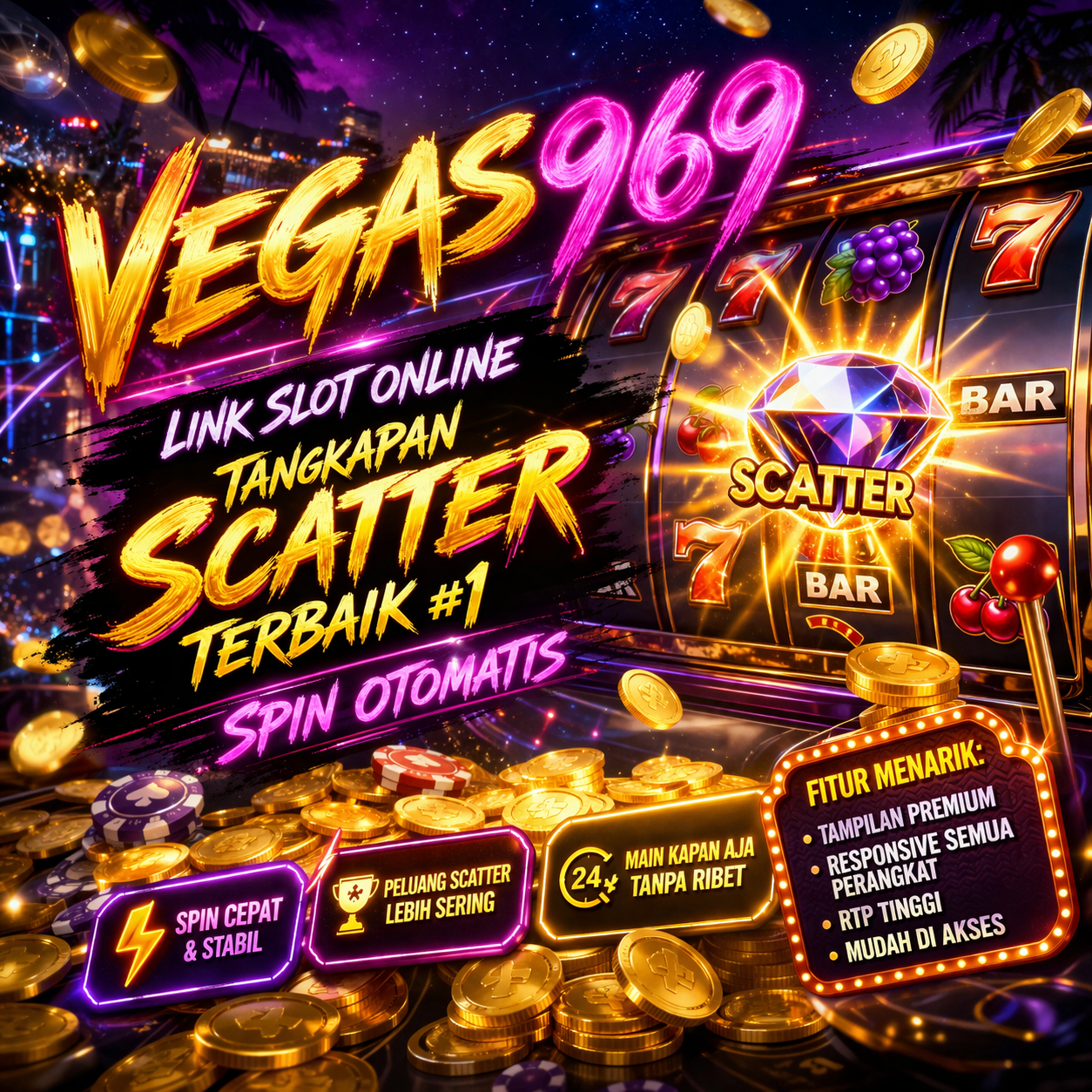 VEGAS969 : Link Slot Online Tangkapan Scatter Terbaik #1 Spin Otomatis